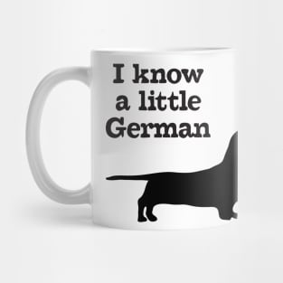 I know a Little German Mug